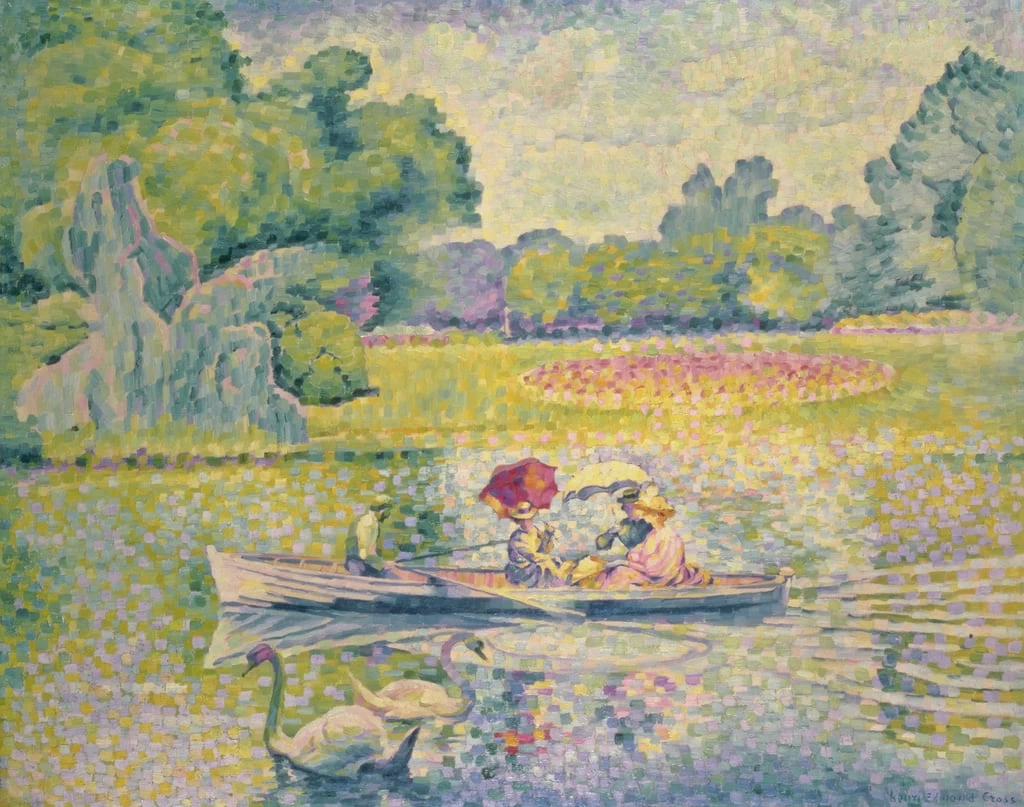 La passeggiata nel Bois de Boulogne, 1906 c